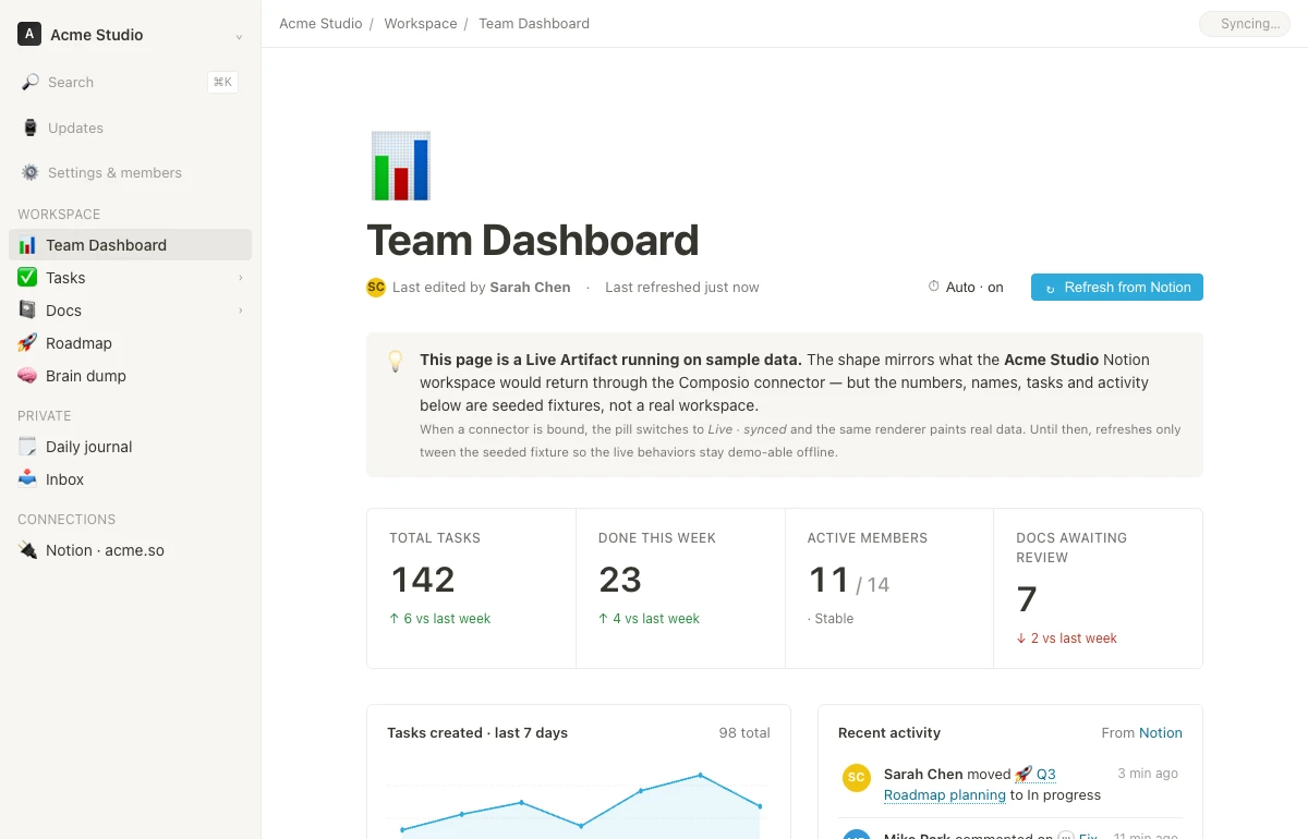 live-dashboard